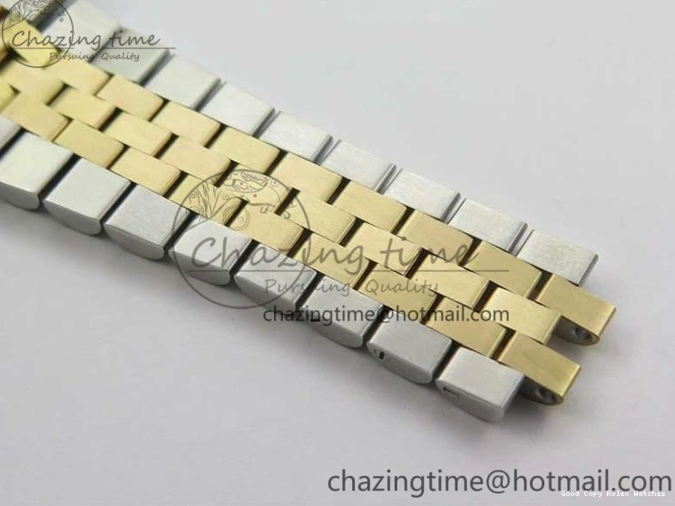 AAA Replica Watches SS Dial Wrapped WWF SS YG 41 Crystals DateJust 3128 on A YG Bracelet SoftTouch Edition Jubilee Best Wrapped Makers 126333 Black 0117